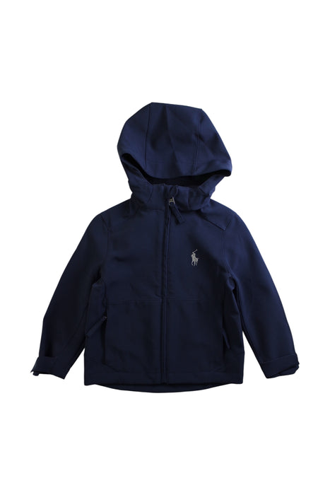 A Navy Lightweight Jackets from Polo Ralph Lauren in size 4T for boy. (Front View)