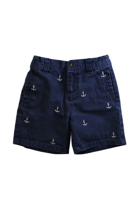 A Navy Shorts from Janie & Jack in size 18-24M for boy. (Front View)