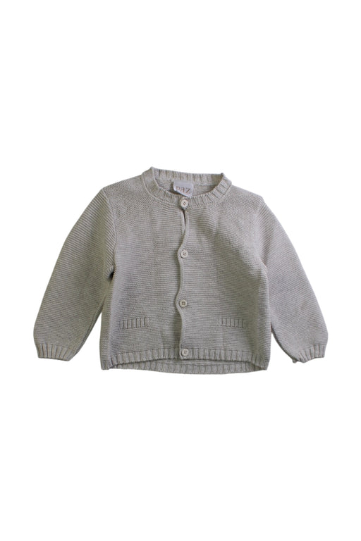 A Grey Cardigans from Paz Rodriguez in size 3-6M for neutral. (Front View)