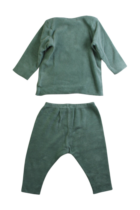 A Green Pants Sets from Bonpoint in size 6-12M for neutral. (Back View)