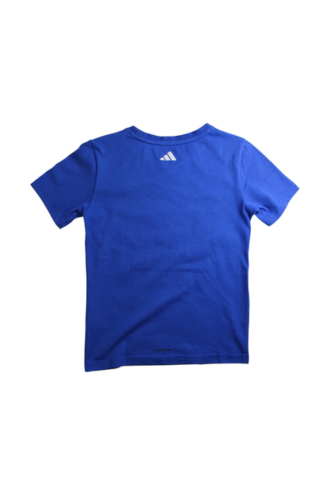 A Blue Short Sleeve T Shirts from Adidas in size 8Y for boy. (Back View)