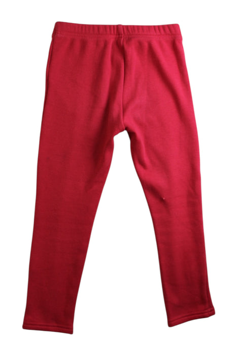 A Red Leggings from Petit Bateau in size 4T for girl. (Back View)