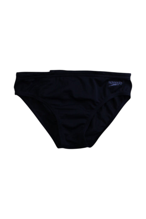 A Black Swim Shorts from Speedo in size 10Y for boy. (Front View)