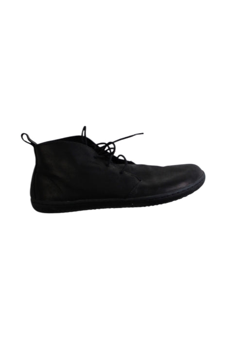 A Black Sneakers from Vivobarefoot in size 14Y for boy. (Front View)