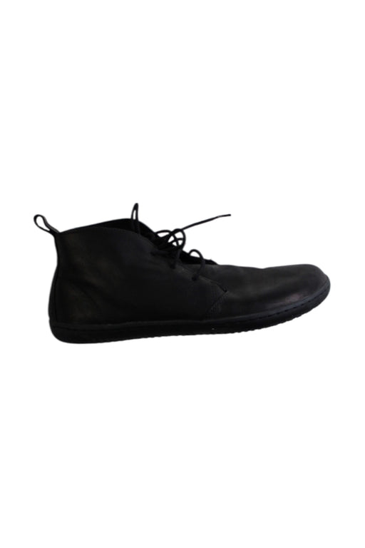 A Black Sneakers from Vivobarefoot in size 14Y for boy. (Front View)