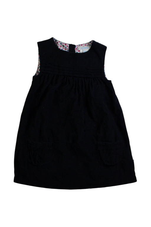 A Black Sleeveless Dresses from Jojo Maman Bébé in size 2T for girl. (Front View)