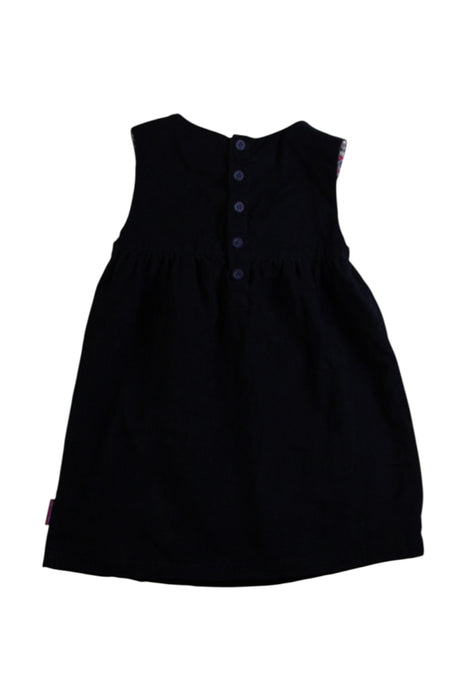 A Black Sleeveless Dresses from Jojo Maman Bébé in size 2T for girl. (Back View)