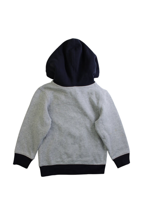 A Grey Hooded Sweatshirts from Timberland in size 4T for boy. (Back View)