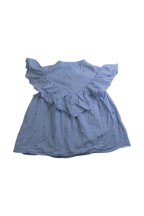 A Blue Sleeveless Tops from Mothercare in size 3T for girl. (Front View)