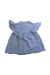 A Blue Sleeveless Tops from Mothercare in size 3T for girl. (Back View)