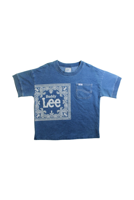 A Blue Short Sleeve T Shirts from Lee in size 7Y for neutral. (Front View)