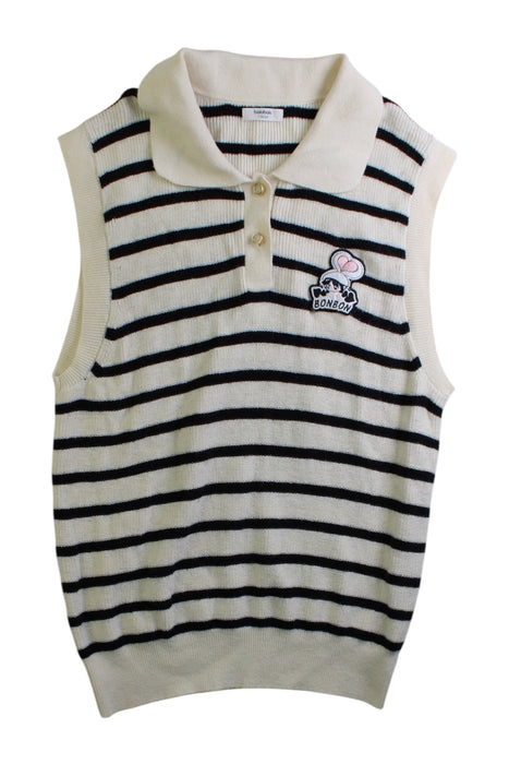 A Beige Sweater Vests from Balabala in size 7Y for girl. (Front View)