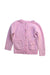 A Pink Cardigans from Chickeeduck in size 4T for girl. (Front View)