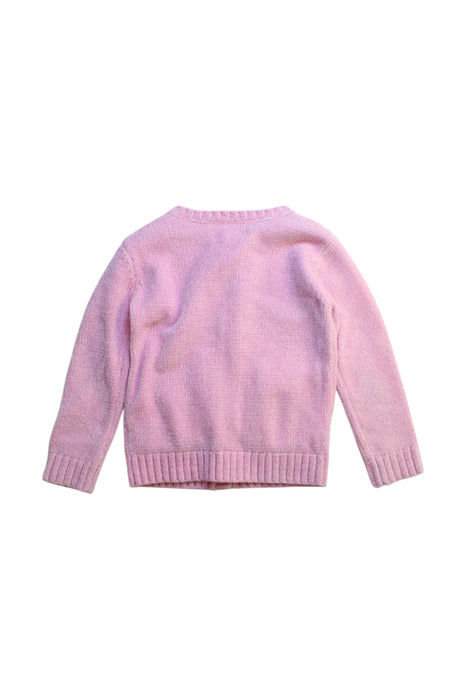 A Pink Cardigans from Chickeeduck in size 4T for girl. (Back View)