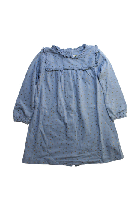 A Blue Long Sleeve Dresses from Boden in size 3T for girl. (Front View)