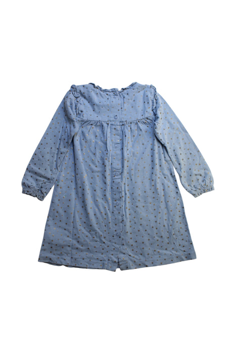 A Blue Long Sleeve Dresses from Boden in size 3T for girl. (Back View)