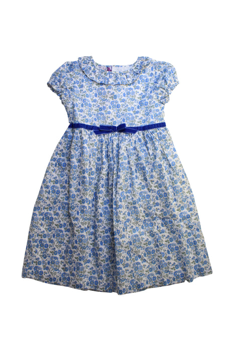 A Blue Short Sleeve Dresses from Lily Rose in size 9Y for girl. (Front View)