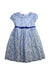 A Blue Short Sleeve Dresses from Lily Rose in size 9Y for girl. (Front View)