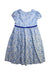 A Blue Short Sleeve Dresses from Lily Rose in size 9Y for girl. (Back View)