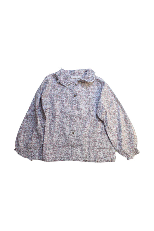 A Multicolour Long Sleeve Shirts from Les Enfantines in size 8Y for girl. (Front View)