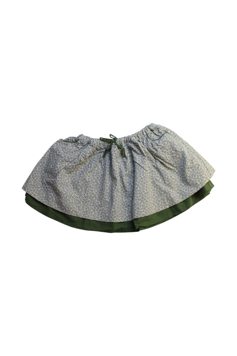 A Green Short Skirts from Petite Lucette in size 3T for girl. (Front View)