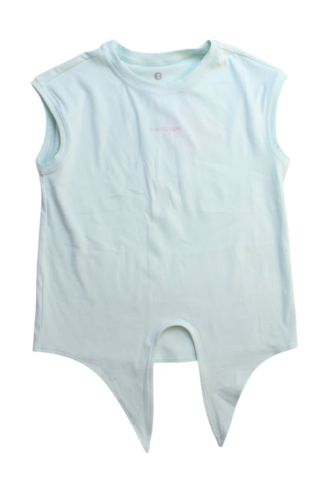 A White Sleeveless Tops from Moody Tiger in size 7Y for girl. (Front View)