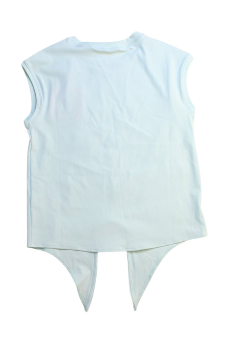 A White Sleeveless Tops from Moody Tiger in size 7Y for girl. (Back View)