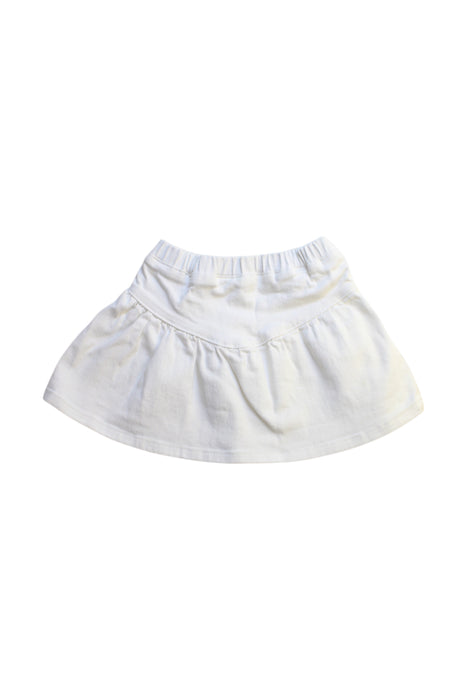 A White Short Skirts from Seed in size 7Y for girl. (Back View)