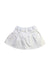 A White Short Skirts from Seed in size 7Y for girl. (Back View)