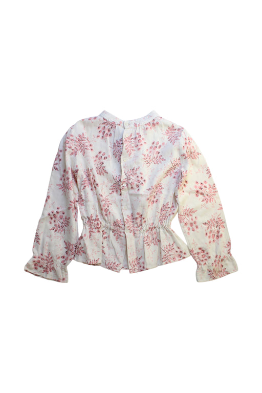 A White Long Sleeve Tops from Bonpoint in size 8Y for girl. (Front View)