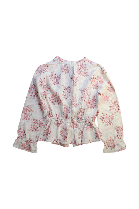 A White Long Sleeve Tops from Bonpoint in size 8Y for girl. (Back View)