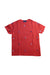 A Red Short Sleeve T Shirts from Polo Ralph Lauren in size 5T for boy. (Front View)