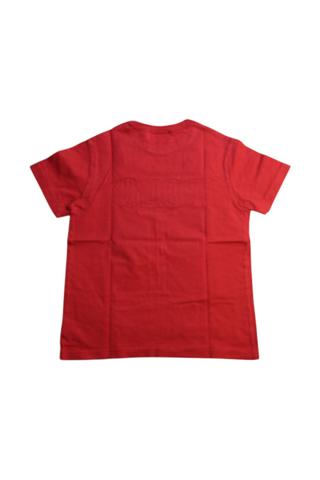 A Red Short Sleeve T Shirts from Polo Ralph Lauren in size 5T for boy. (Back View)