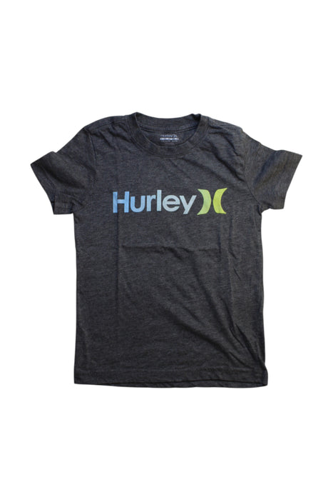 A Grey Short Sleeve T Shirts from Hurley in size 6T for boy. (Front View)