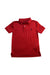 A Red Short Sleeve Polos from Polo Ralph Lauren in size 4T for boy. (Front View)