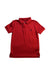 A Red Short Sleeve Polos from Polo Ralph Lauren in size 4T for boy. (Front View)