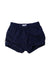 A Navy Shorts from Chloe in size 6-12M for girl. (Front View)