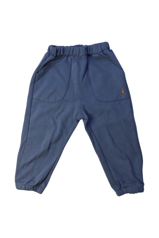 A Blue Casual Pants from Organic Mom in size 12-18M for boy. (Front View)