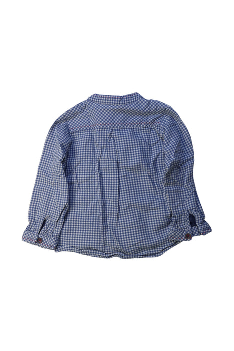 A Blue Long Sleeve Shirts from Pili Carrera in size 12-18M for boy. (Back View)