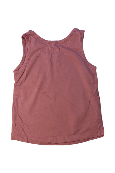 A Peach Sleeveless Tops from Oeuf in size 2T for girl. (Back View)