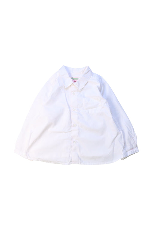 A White Long Sleeve Shirts from Bonpoint in size 12-18M for boy. (Front View)