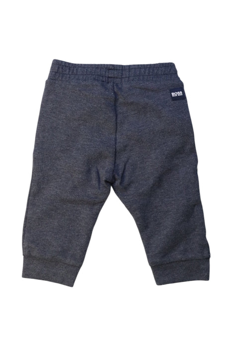 A Navy Sweatpants from Boss in size 6-12M for boy. (Back View)