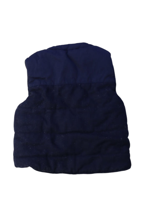 A Navy Outerwear Vests from Jacadi in size 12-18M for boy. (Back View)
