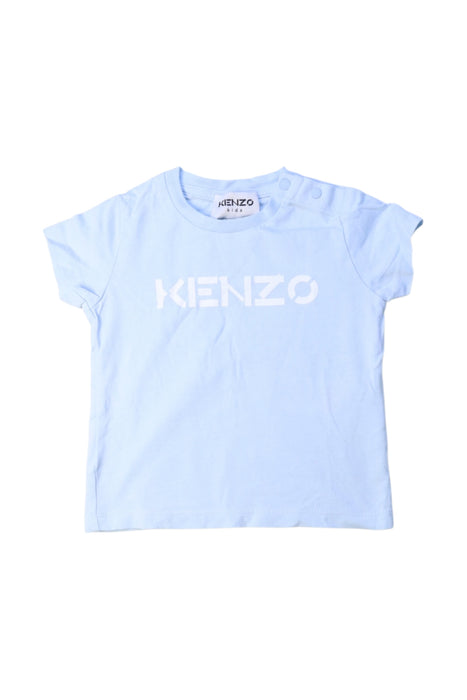 A Blue Short Sleeve T Shirts from Kenzo in size 3-6M for boy. (Front View)