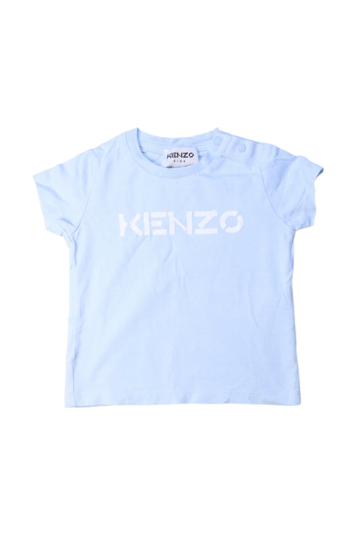 A Blue Short Sleeve T Shirts from Kenzo in size 3-6M for boy. (Front View)