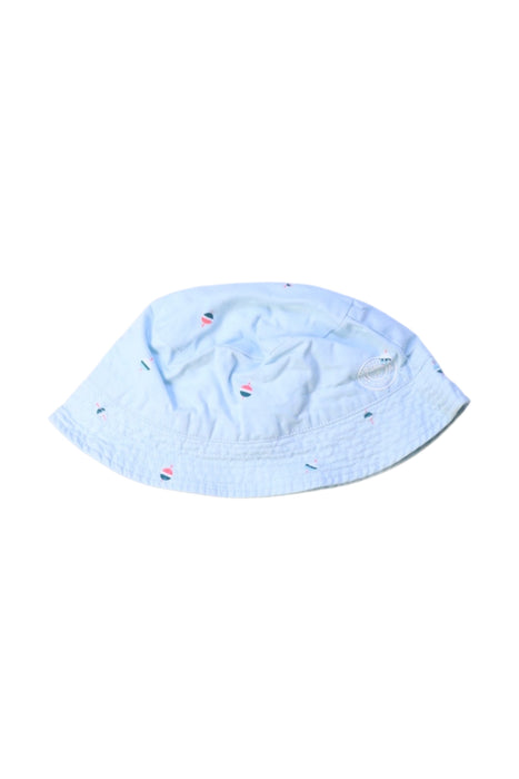 A Blue Sun Hats from Jacadi in size 6-12M for boy. (Front View)