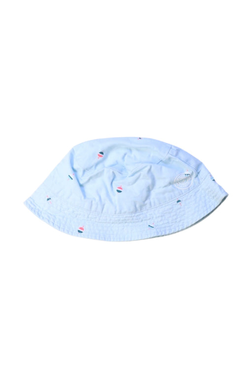 A Blue Sun Hats from Jacadi in size 6-12M for boy. (Front View)