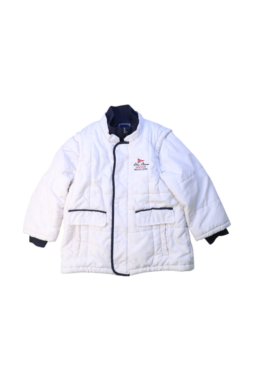 A White Puffer/Quilted Coats & Outerwear from Nicholas & Bears in size 3T for neutral. (Front View)