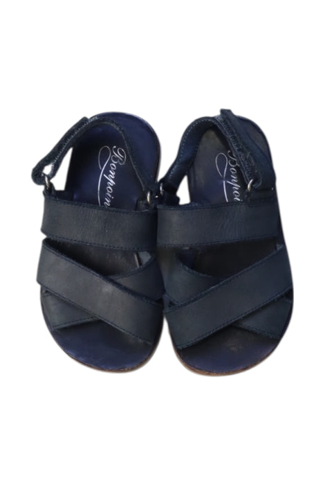 A Black Sandals from Bonpoint in size 18-24M for boy. (Back View)