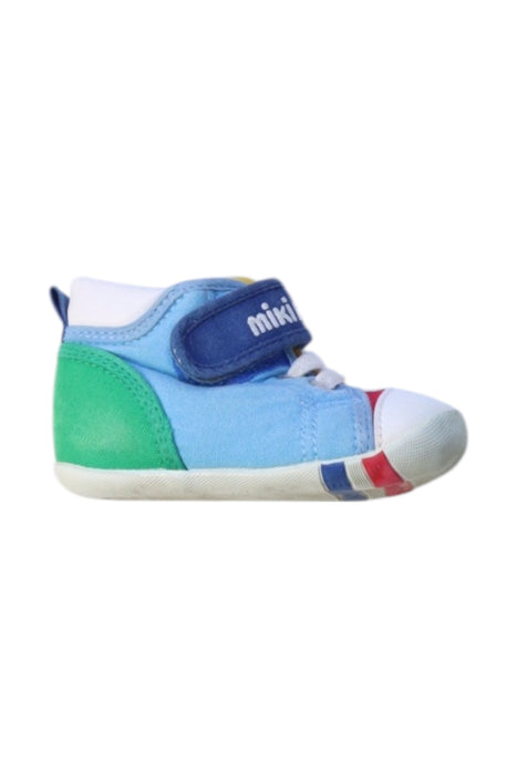 A Multicolour Sneakers from Miki House in size 12-18M for girl. (Front View)